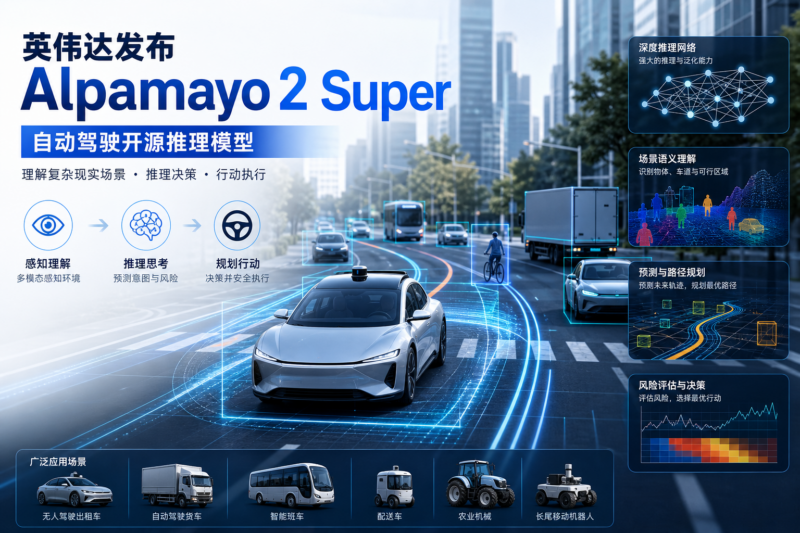 英伟达推出自动驾驶开源推理模型 Alpamayo 2 Super-指挥使社区 - 真实线索、热点议题与深度观察