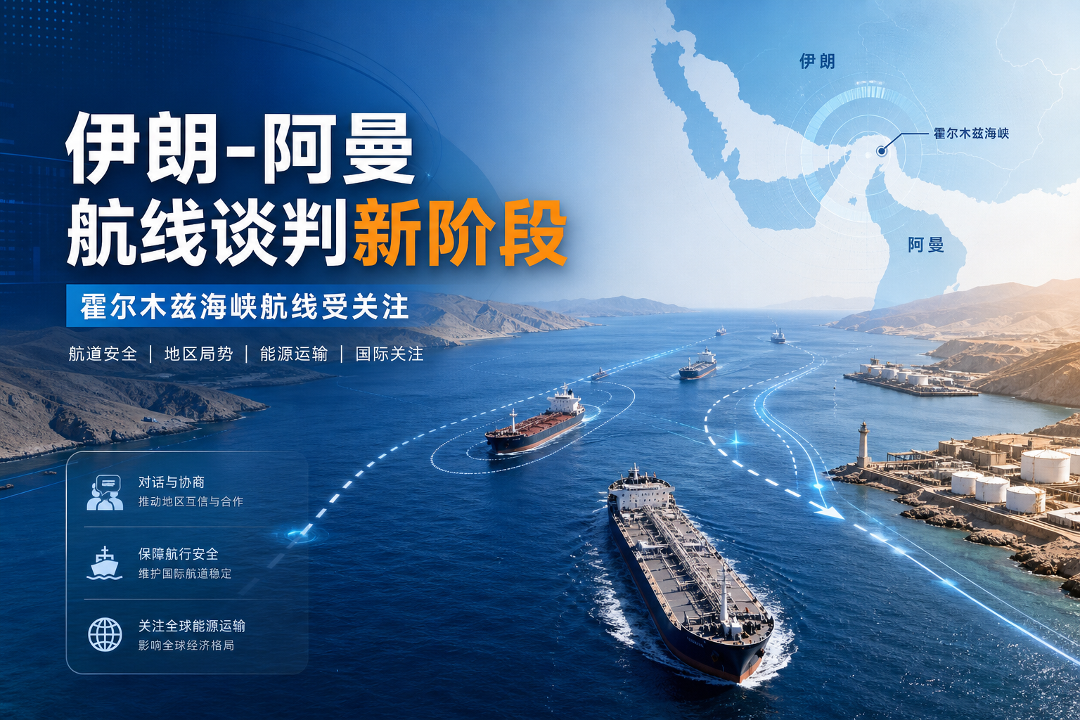 伊朗与阿曼就霍尔木兹海峡航线谈判进入新阶段