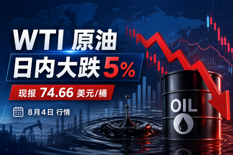 WTI 原油日内大跌 5%-指挥使社区 - 真实线索、热点议题与深度观察