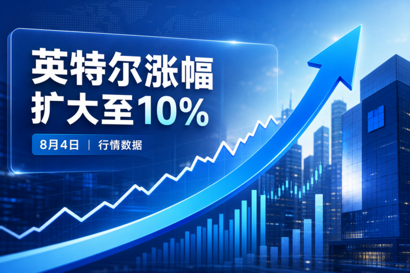 英特尔涨幅扩大至 10%-指挥使社区 - 真实线索、热点议题与深度观察