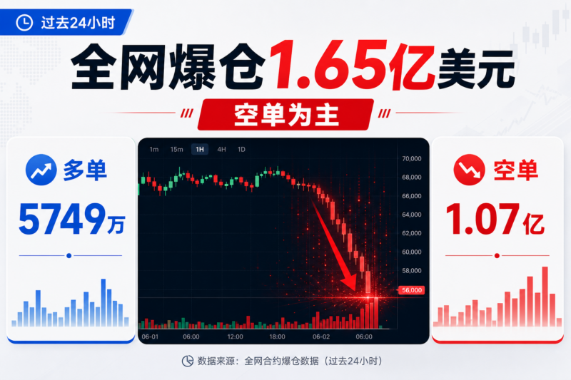 过去 24 小时全网爆仓 1.65 亿美元,空单为主-指挥使社区 - 真实线索、热点议题与深度观察
