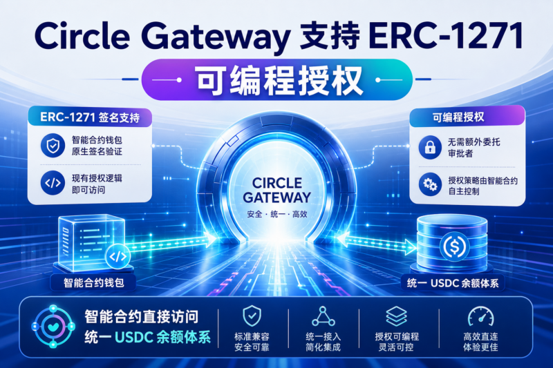Circle Gateway 新增支持 ERC-1271,实现可编程授权-指挥使社区 - 真实线索、热点议题与深度观察