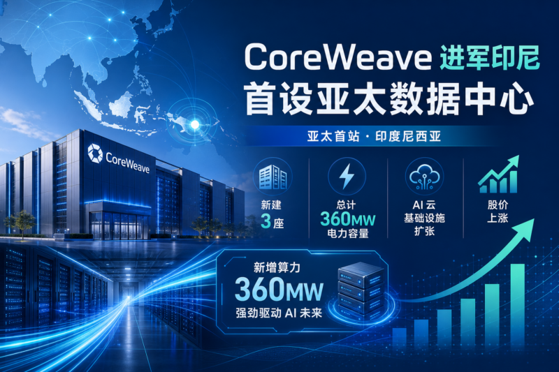 CoreWeave 收涨超 7%,首次在亚太布局 AI 数据中心-指挥使社区 - 真实线索、热点议题与深度观察
