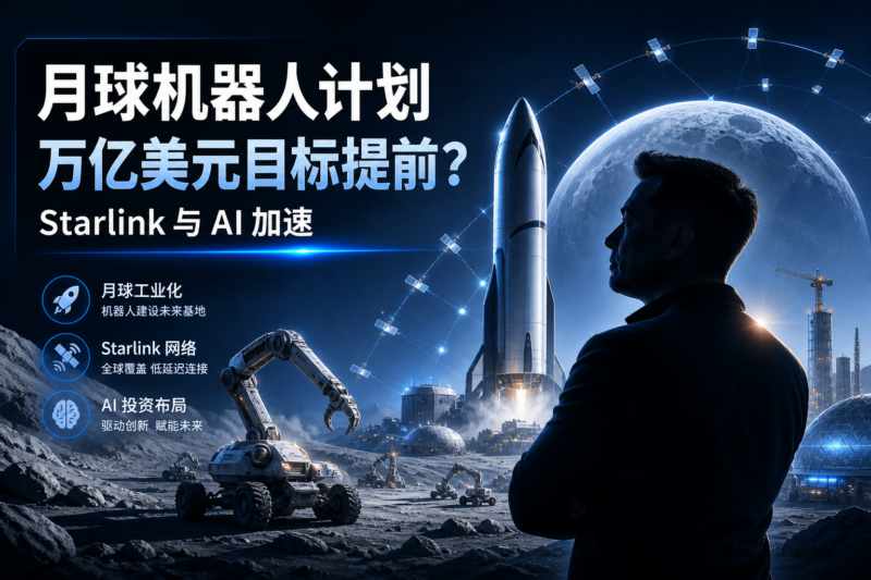 马斯克提出月球机器人计划,称 SpaceX 有望提前实现万亿美元营收目标-指挥使社区 - 真实线索、热点议题与深度观察