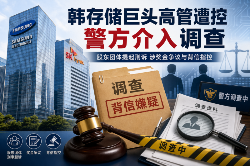 韩国存储两巨头高管被控涉嫌失信,警方启动调查-指挥使社区 - 真实线索、热点议题与深度观察