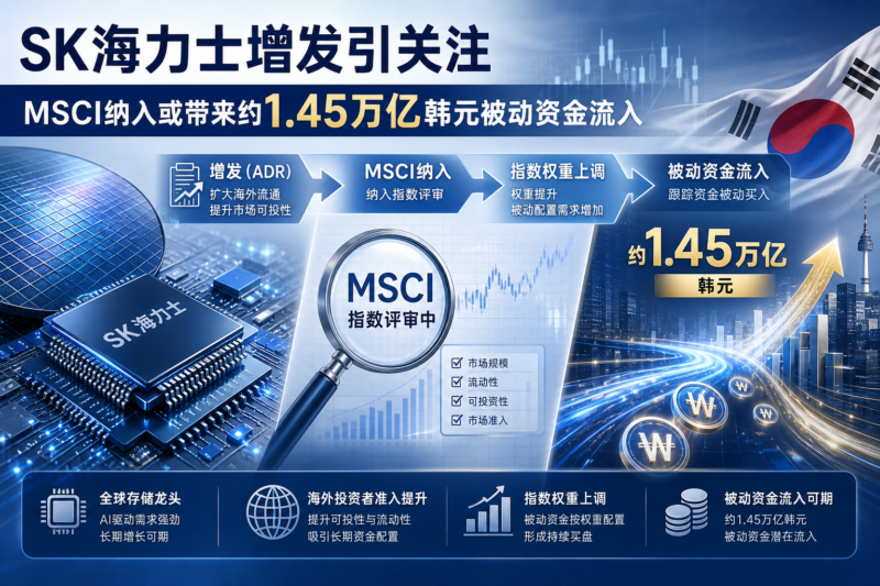SK海力士ADR相关增发若获MSCI纳入，或带来约1.45万亿韩元被动资金流入-指挥使社区 - 真实线索、热点议题与深度观察