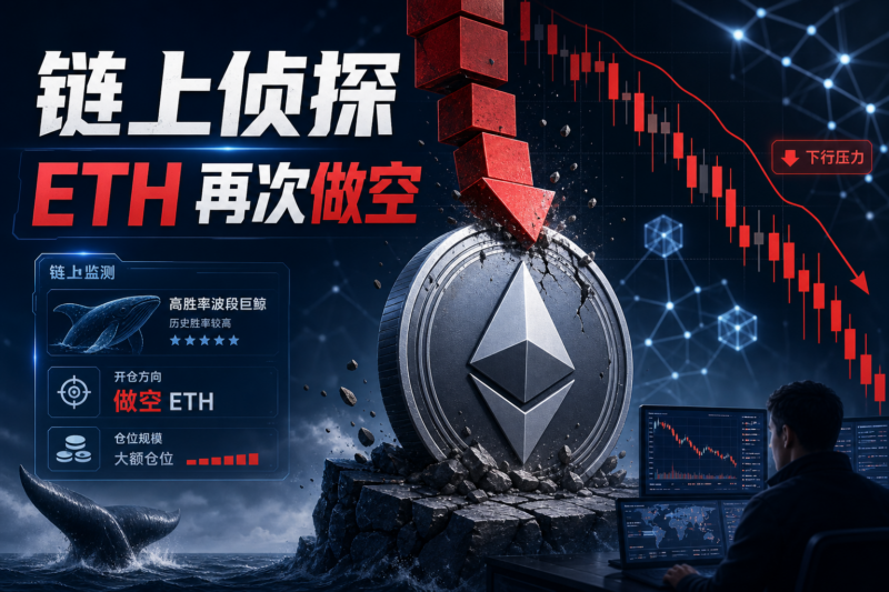 链上侦探|某 ETH 高胜率波段鲸鱼再次做空 14,519.62 枚 ETH-指挥使社区 - 真实线索、热点议题与深度观察