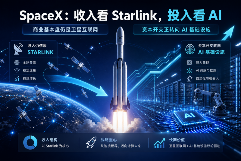 SpaceX 的 AI 账本:收入仍看 Starlink,资本开支已看 AI-指挥使社区 - 真实线索、热点议题与深度观察