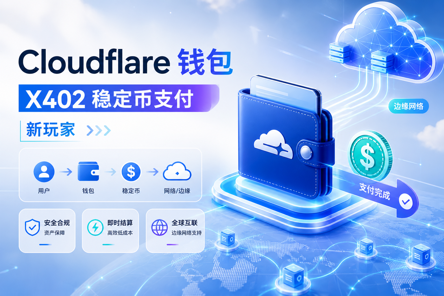 图解 Cloudflare 钱包：使用 X402 的稳定币支付新玩家