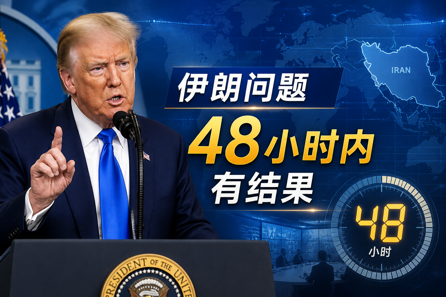 特朗普谈伊朗问题：48 小时内会有结果