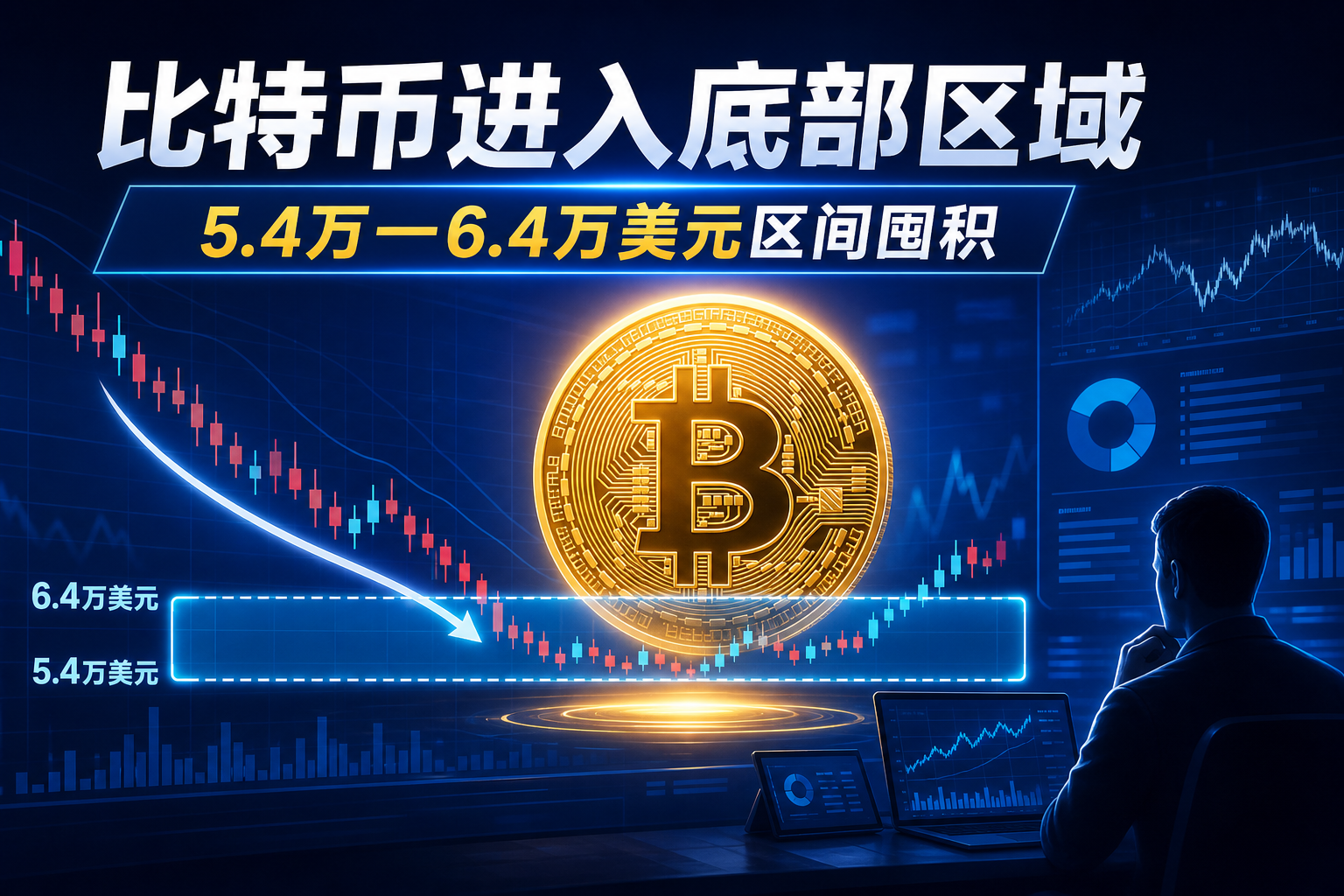 知名交易员:比特币已进入底部区域,正在 5.4 万至 6.4 万美元区间囤积 BTC