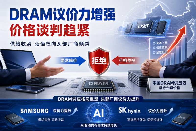 韩媒:苹果要求长鑫存储降价遭拒,三星与 SK 海力士 DRAM 议价能力增强-指挥使社区 - 真实线索、热点议题与深度观察