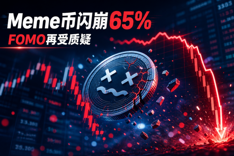 6000 万美元市值 Meme 币一分钟闪崩 65%,FOMO 再陷质疑-指挥使社区 - 真实线索、热点议题与深度观察