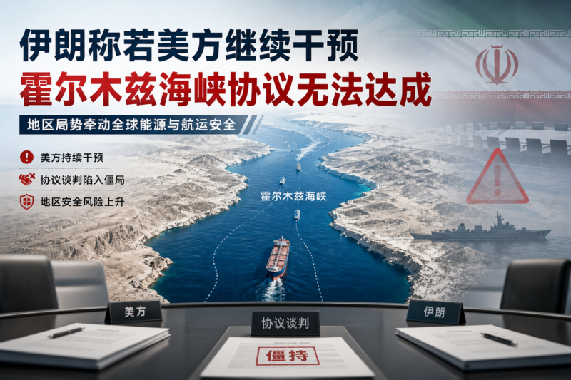 伊朗：若美方继续干预，霍尔木兹海峡协议无法达成-指挥使社区 - 真实线索、热点议题与深度观察