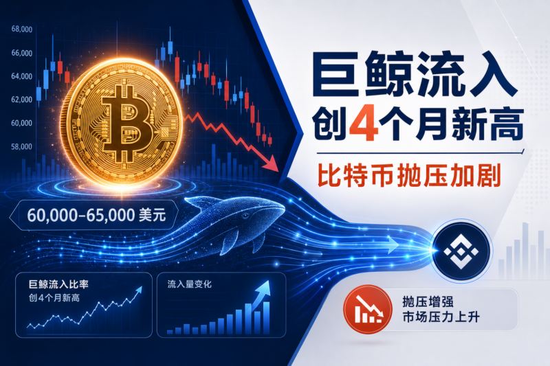 Binance 巨鲸流入比率创 4 个月新高,比特币抛压加剧-指挥使社区 - 真实线索、热点议题与深度观察