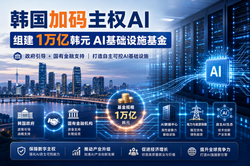 韩国加码“主权 AI”:组建 1 万亿韩元 AI 基础设施基金-指挥使社区 - 真实线索、热点议题与深度观察