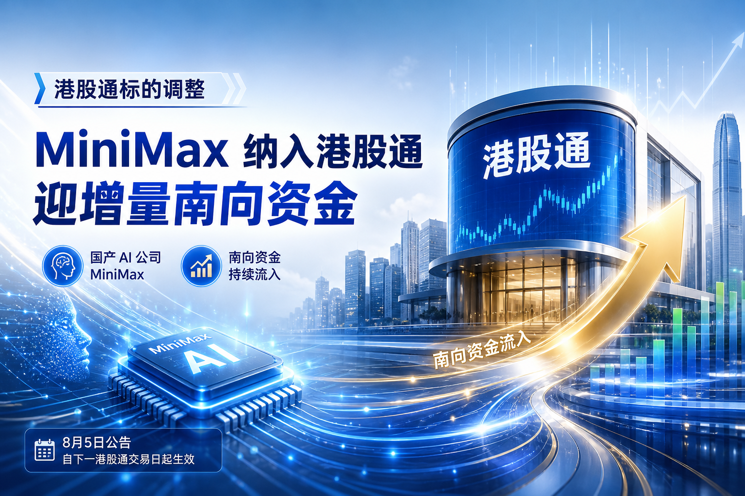 MiniMax 将迎增量南向资金,明日纳入港股通