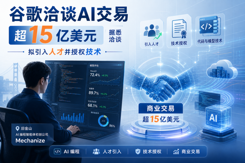 谷歌据悉洽谈超 15 亿美元交易,拟引入 Mechanize 人才并授权技术-指挥使社区 - 真实线索、热点议题与深度观察