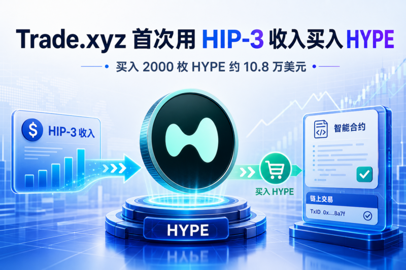 Trade.xyz 首次使用 HIP-3 收入购买 HYPE-指挥使社区 - 真实线索、热点议题与深度观察