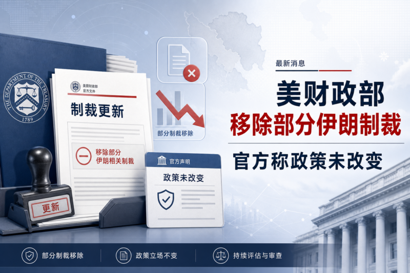 美财政部移除部分伊朗相关制裁措施,并不代表政策转变-指挥使社区 - 真实线索、热点议题与深度观察