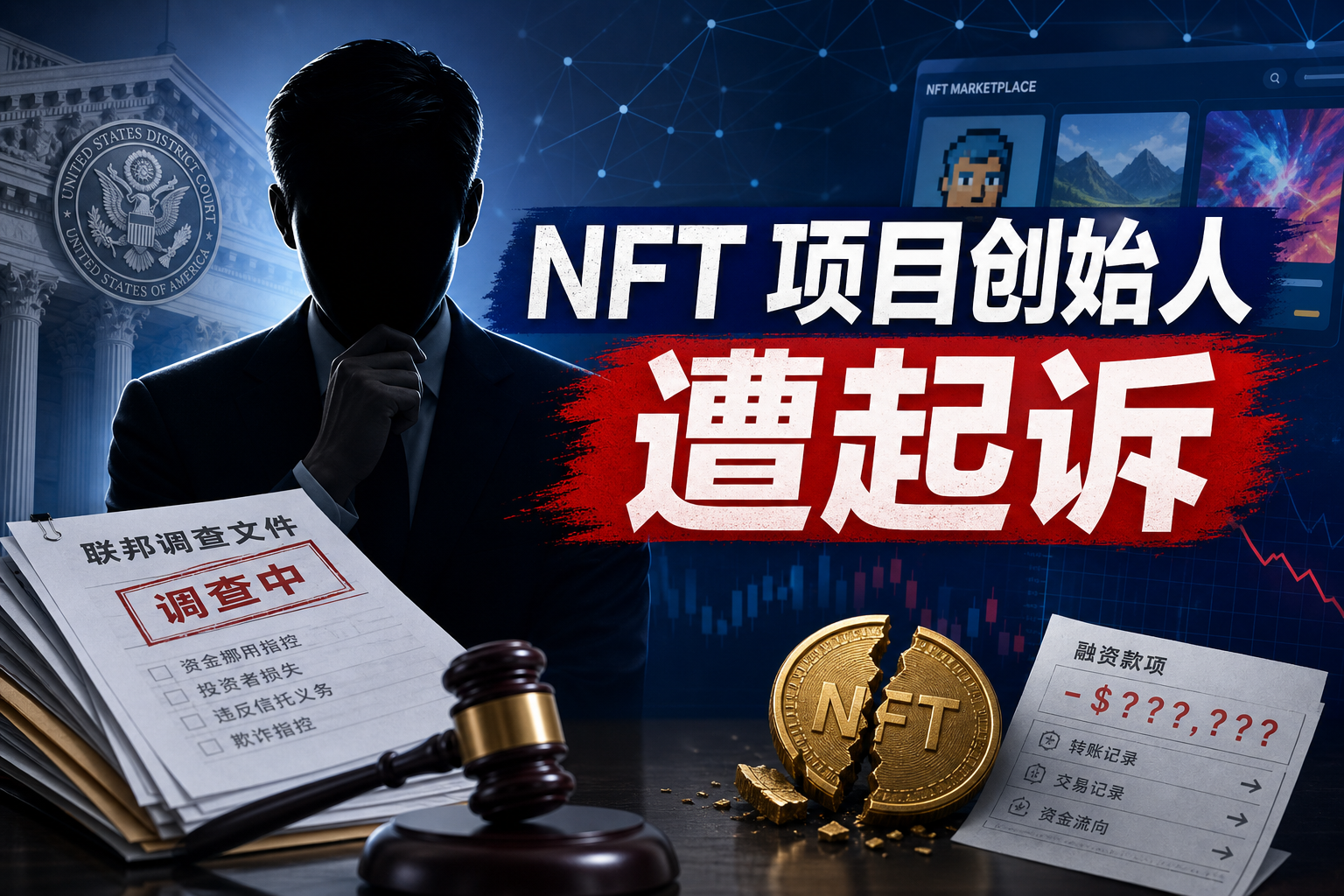 NFT 项目 Few and Far 创始人遭美国司法部起诉，被控挪用千万美元融资款