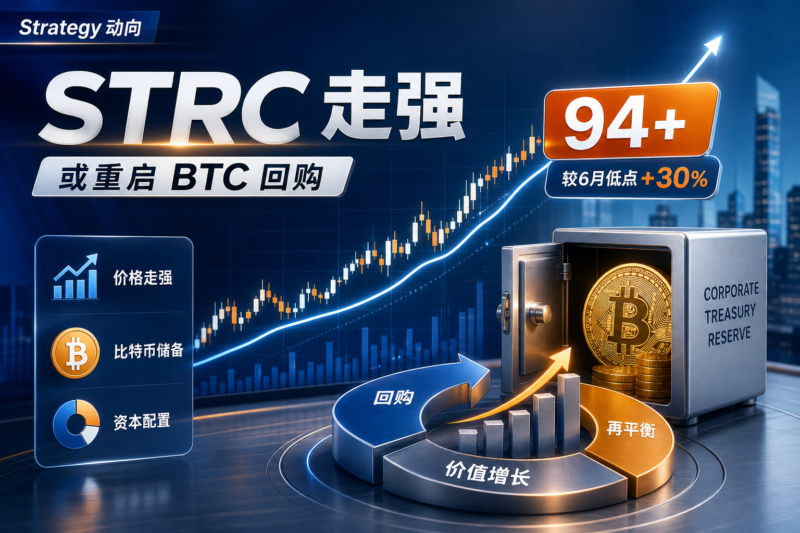 Strategy 有望重启 BTC 增持?STRC 突破 94 美元,较 6 月低点上涨约 30%-指挥使社区 - 真实线索、热点议题与深度观察
