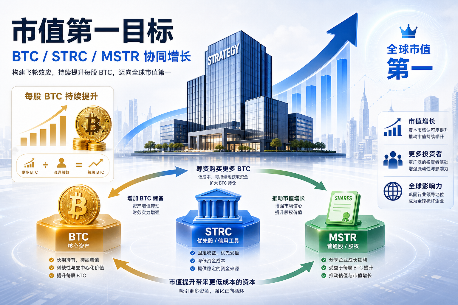 Strategy 表露雄心:成为全球市值第一公司