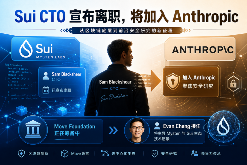 Sui CTO 宣布离职,将加入 Anthropic-指挥使社区 - 真实线索、热点议题与深度观察