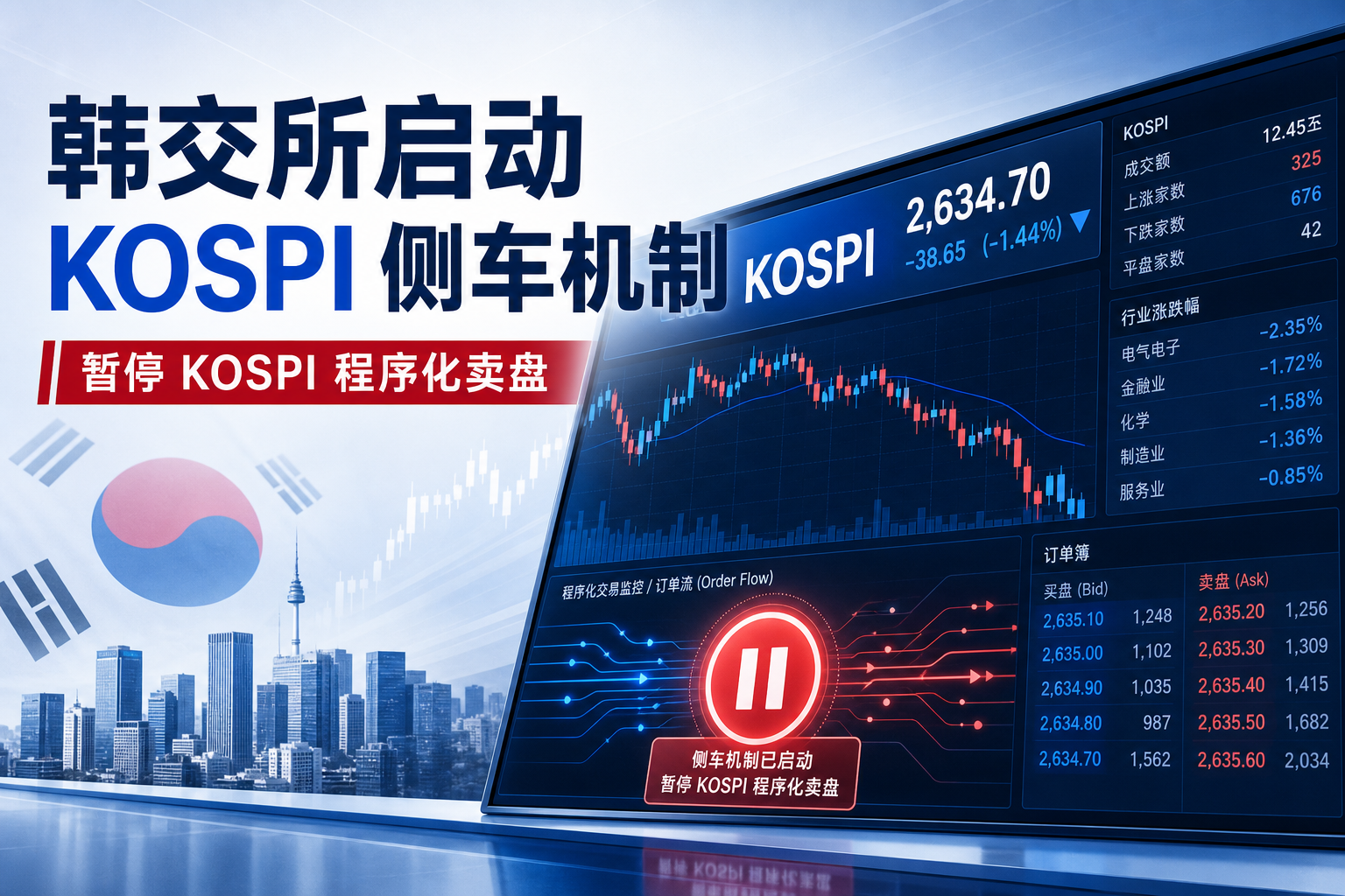 韩交所启动 KOSPI 侧车机制