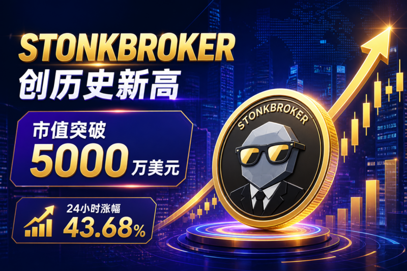 Robinhood 链 Meme 币 STONKBROKER 市值突破 5000 万美元,创历史新高-指挥使社区 - 真实线索、热点议题与深度观察