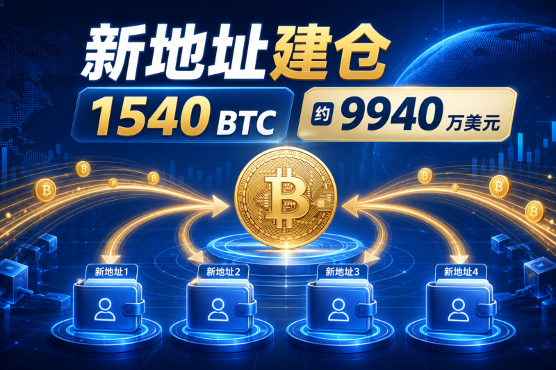 四个新地址建仓 1540 枚 BTC,约 9940 万美元-指挥使社区 - 真实线索、热点议题与深度观察