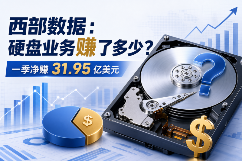 西部数据一季赚了 31.95 亿美元，但硬盘业务到底赚了多少？-指挥使社区 - 真实线索、热点议题与深度观察