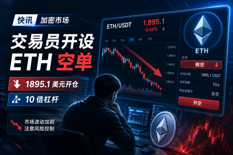 交易员以 1895.1 美元开设 ETH 空单-指挥使社区 - 真实线索、热点议题与深度观察