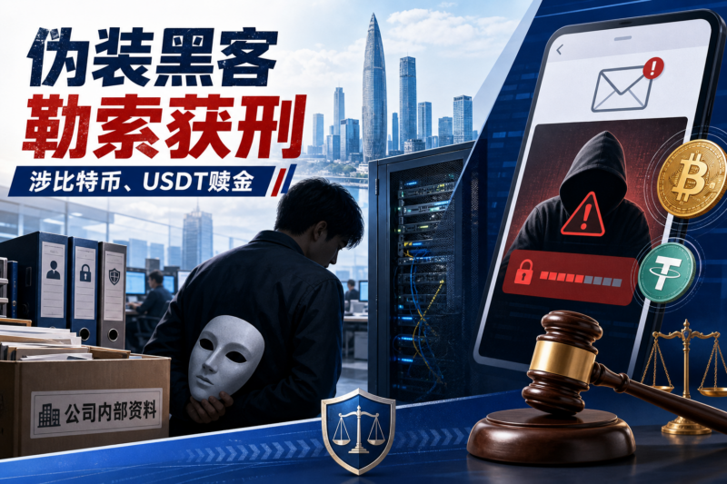 深圳一企业员工伪装“境外黑客”勒索比特币、USDT获刑-指挥使社区 - 真实线索、热点议题与深度观察