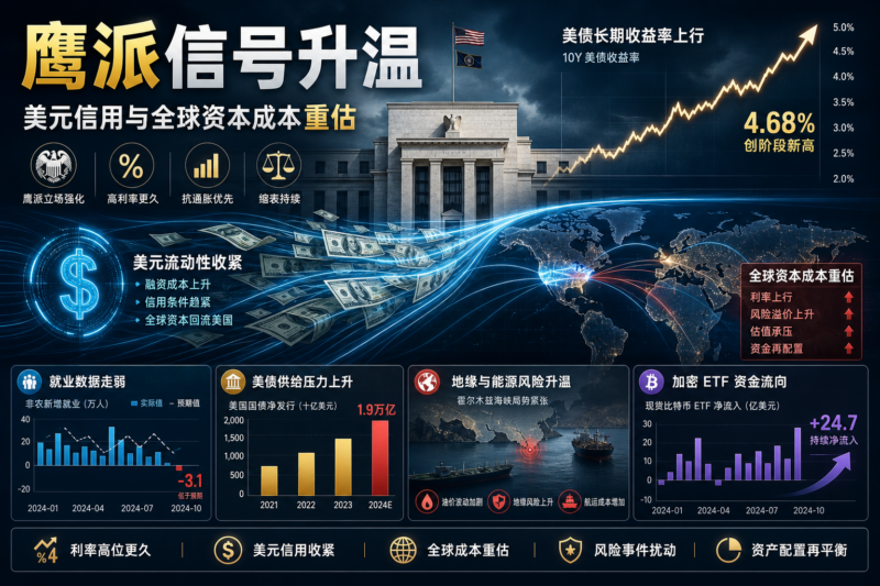联准会鹰派信号升温,美元信用与全球资本成本同步重估-指挥使社区 - 真实线索、热点议题与深度观察