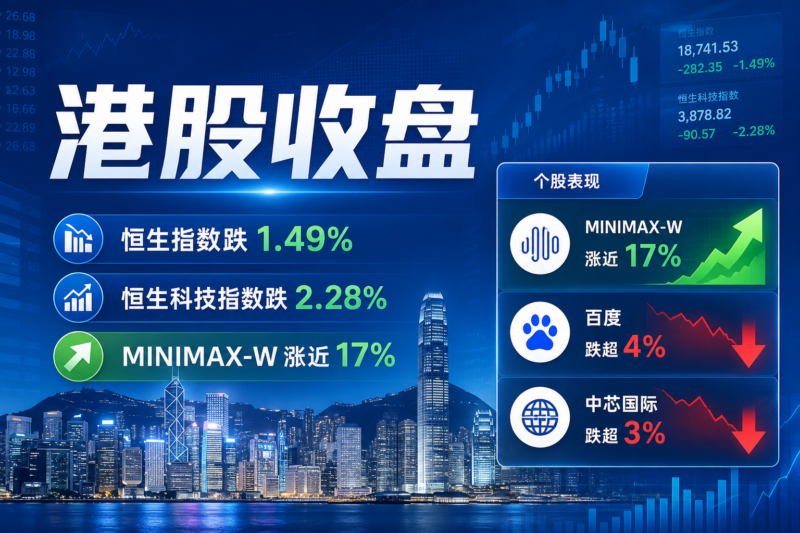 港股收盘：MINIMAX-W 涨近 17%-指挥使社区 - 真实线索、热点议题与深度观察