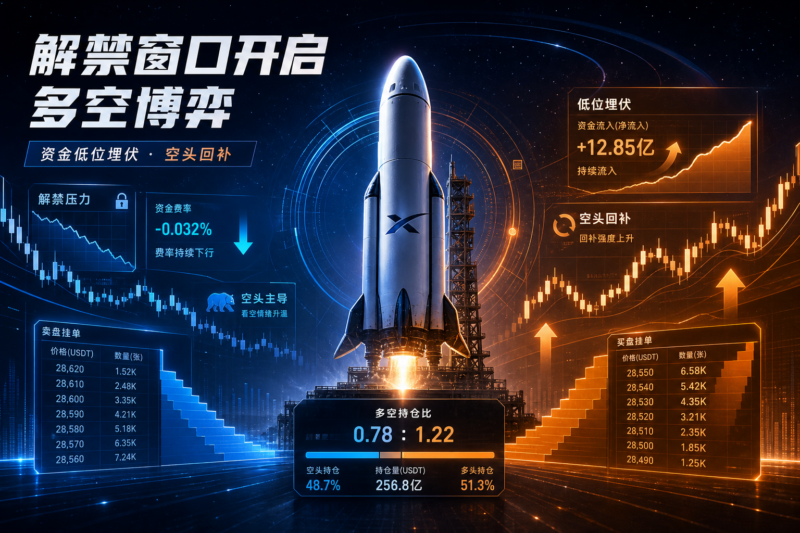 SpaceX 解禁利空是否已充分定价?大额资金计划低位买入 1700 万美元多仓-指挥使社区 - 真实线索、热点议题与深度观察