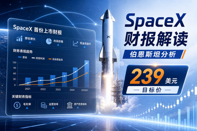 伯恩斯坦解读 SpaceX 上市首份财报：239 美元目标价如何成立？-指挥使社区 - 真实线索、热点议题与深度观察