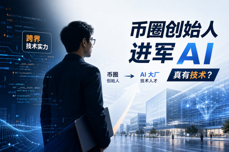 能去 AI 大厂的币圈创始人，看来是真有技术。-指挥使社区 - 真实线索、热点议题与深度观察