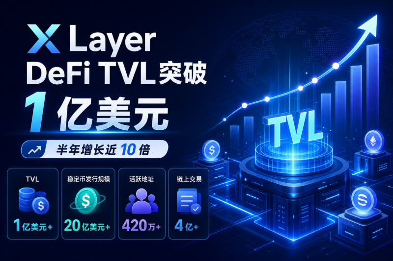 X Layer DeFi TVL 突破 1 亿美元,半年增长近 10 倍-指挥使社区 - 真实线索、热点议题与深度观察