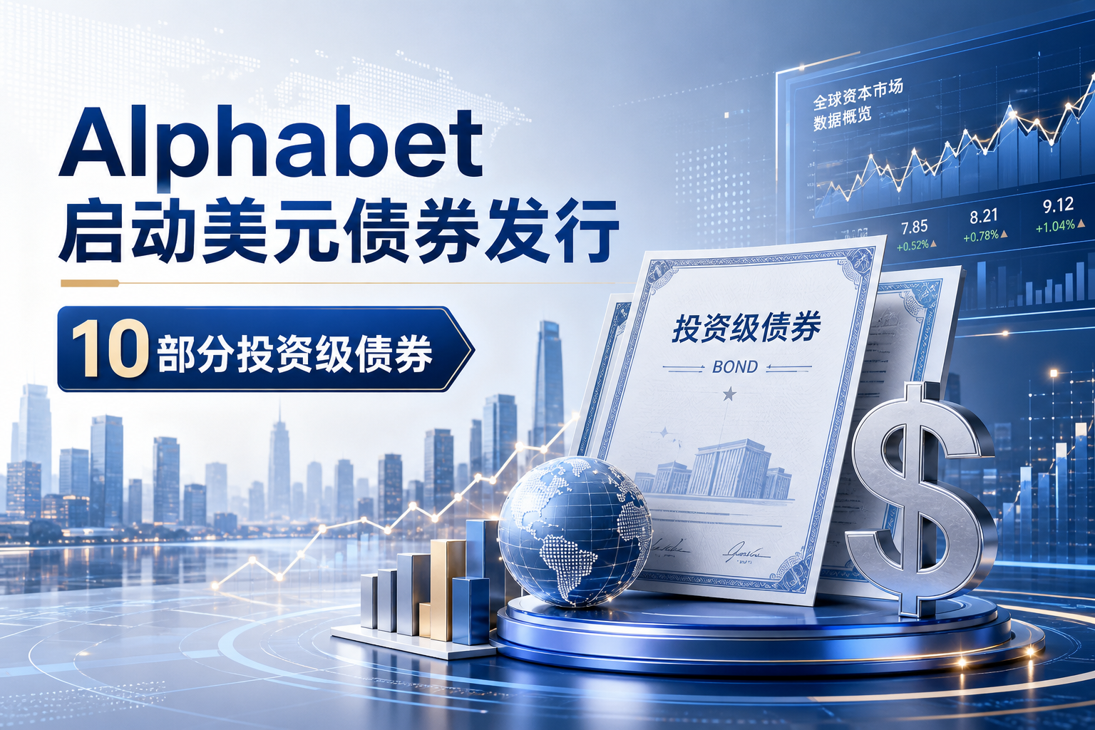Alphabet 启动 10 部分美元投资级债券发行