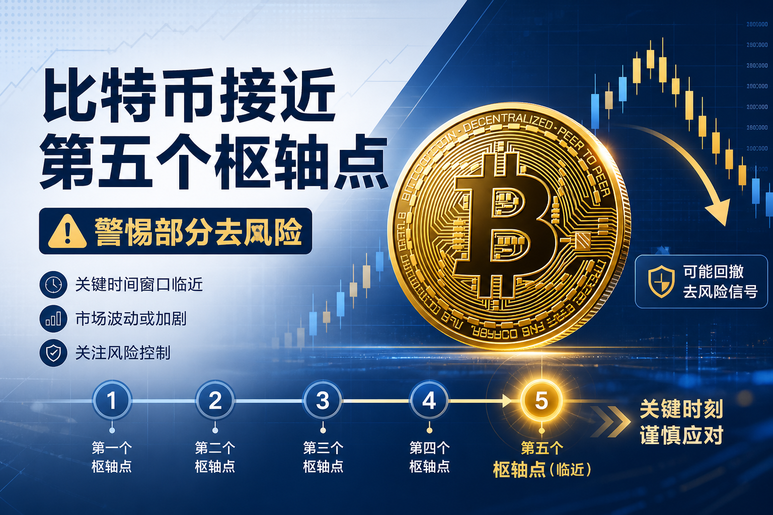 知名分析师:比特币接近第五个枢轴点,或将出现部分去风险行为