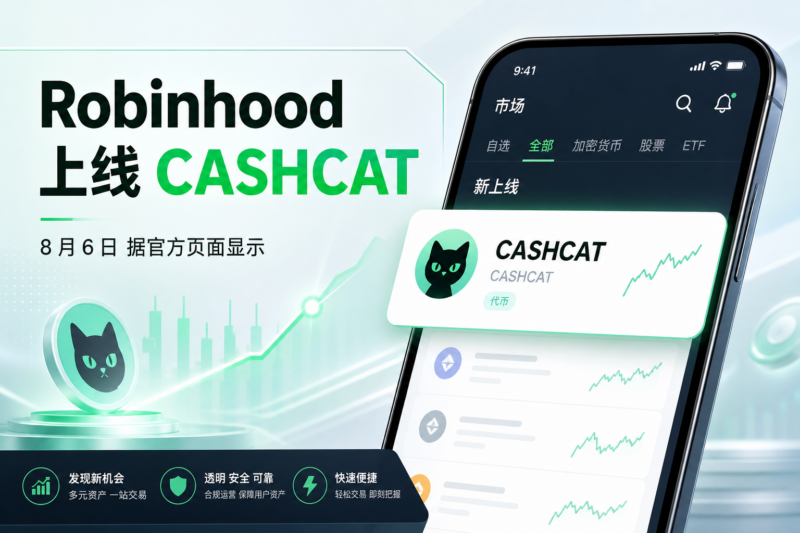 Robinhood 上线 CASHCAT-指挥使社区 - 真实线索、热点议题与深度观察