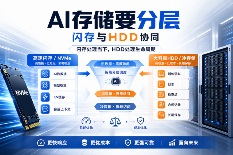 西部数据首席产品官:AI 存储不应全押闪存,HDD 仍是大规模数据长期保存基础-指挥使社区 - 真实线索、热点议题与深度观察