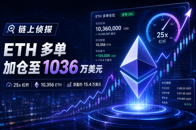 链上侦探|「麻吉大哥」ETH 多单加仓至 1036 万美元-指挥使社区 - 真实线索、热点议题与深度观察
