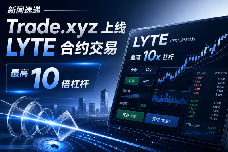 Trade.xyz 上线 LYTE 合约交易-指挥使社区 - 真实线索、热点议题与深度观察