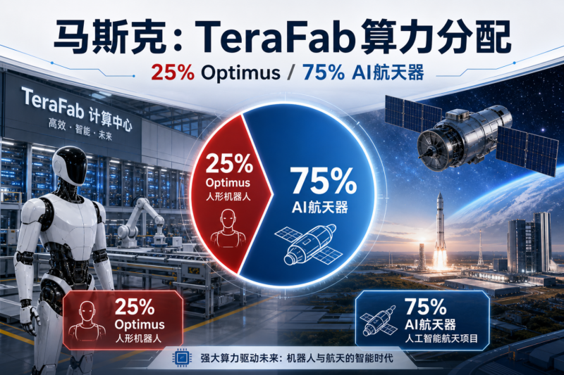 马斯克:TeraFab 算力的 25% 用于 Optimus,75% 用于 AI 航天器-指挥使社区 - 真实线索、热点议题与深度观察