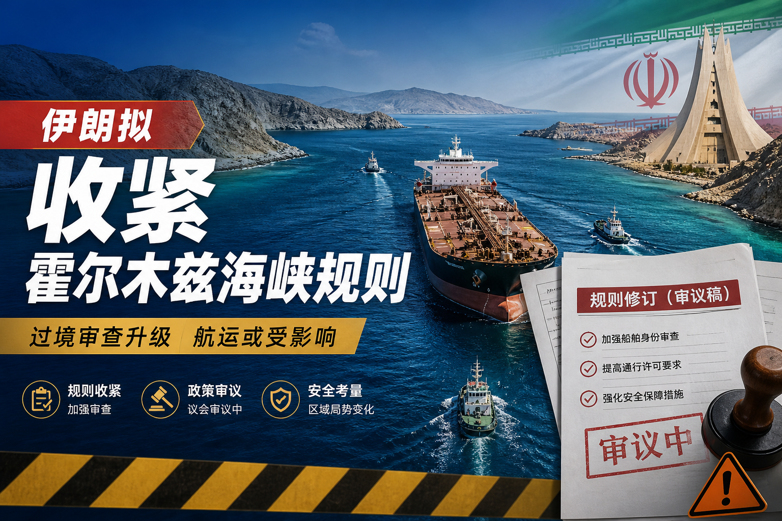 伊朗计划收紧霍尔木兹海峡过境规则