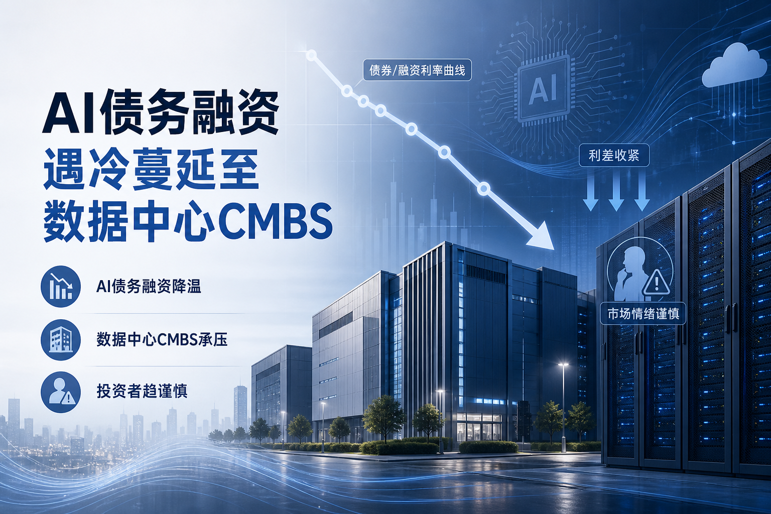 AI 债务融资遇冷蔓延至数据中心 CMBS