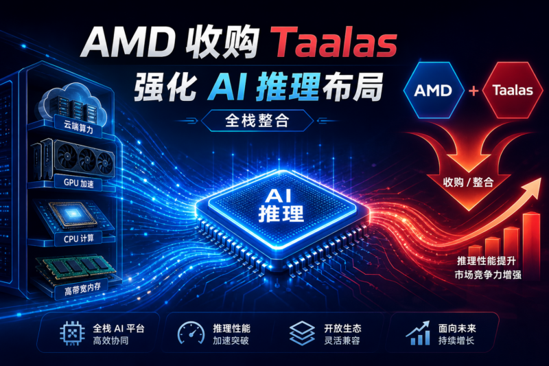AMD 收购 AI 推理芯片公司 Taalas,强化推理市场布局-指挥使社区 - 真实线索、热点议题与深度观察